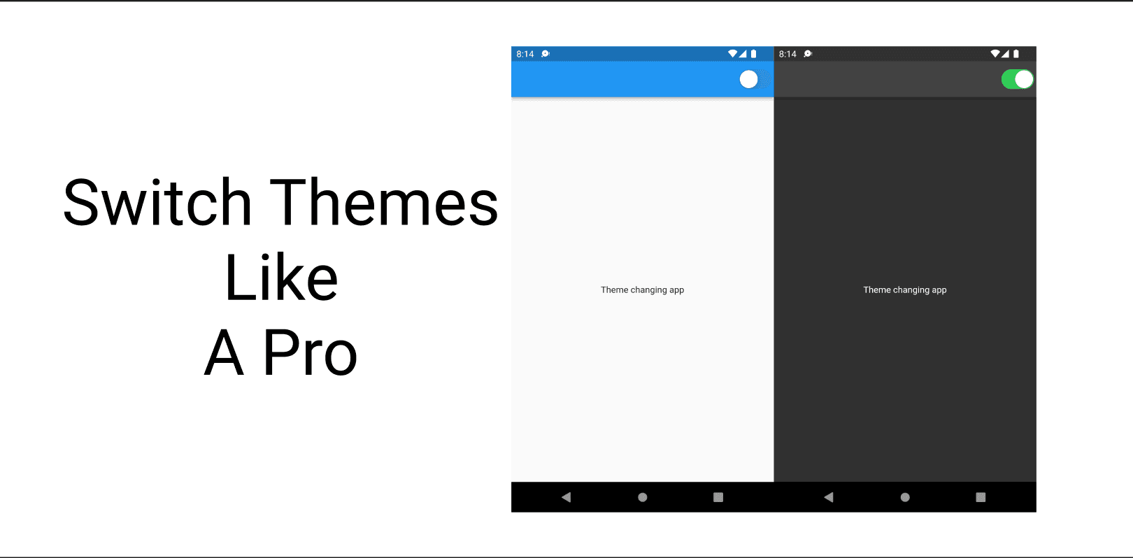 Switch themes easily in Flutter using Bloc